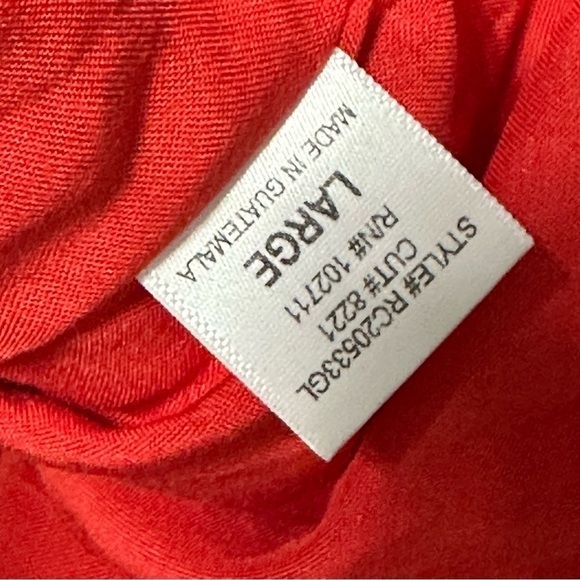 GIBSONLOOK | Red Floral Lindsey
Surplice Romper - Women size large - Picture 5 of 11